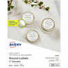 Avery Labels Round Goldtrim 120Ct