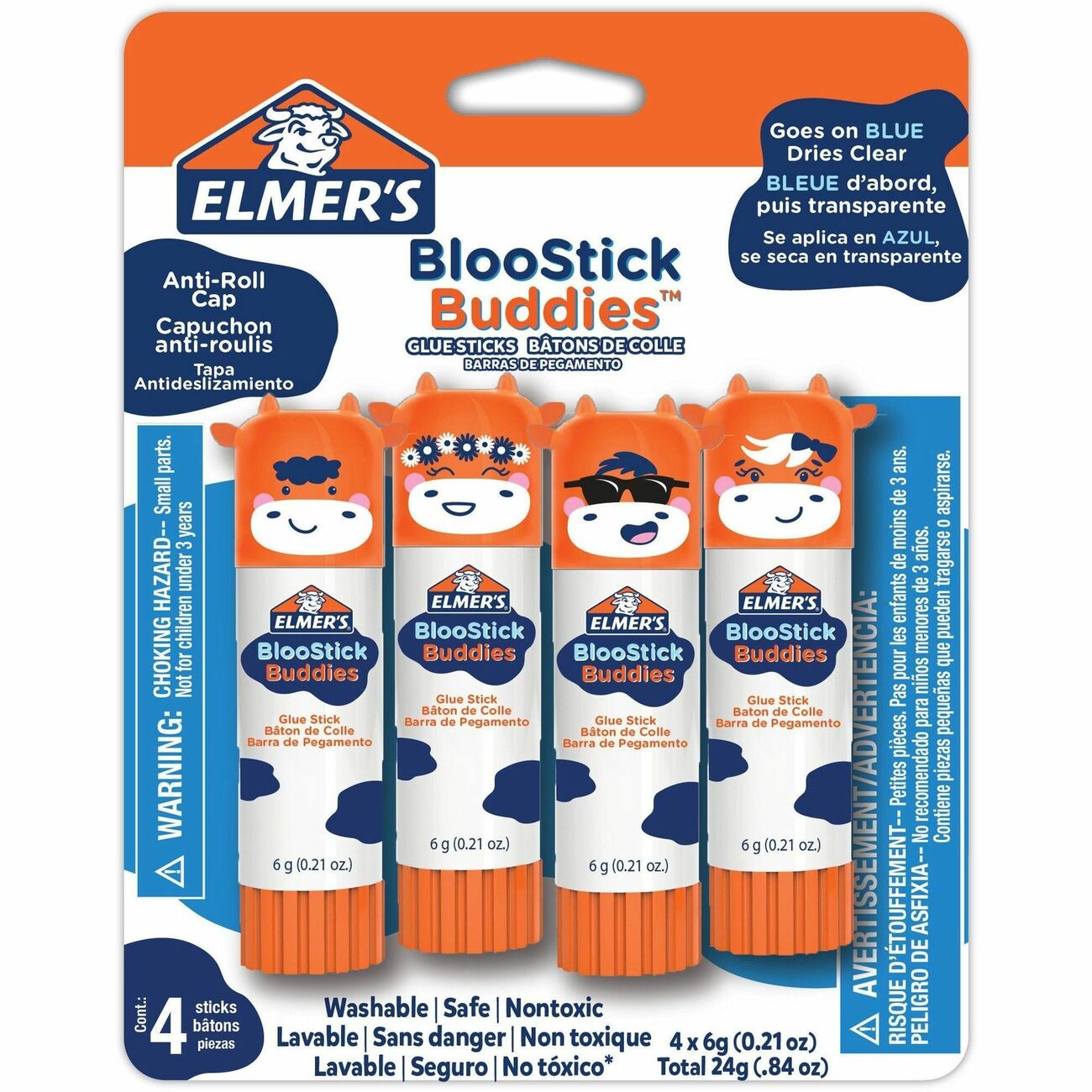 Glue Stick Disblue 4Ct