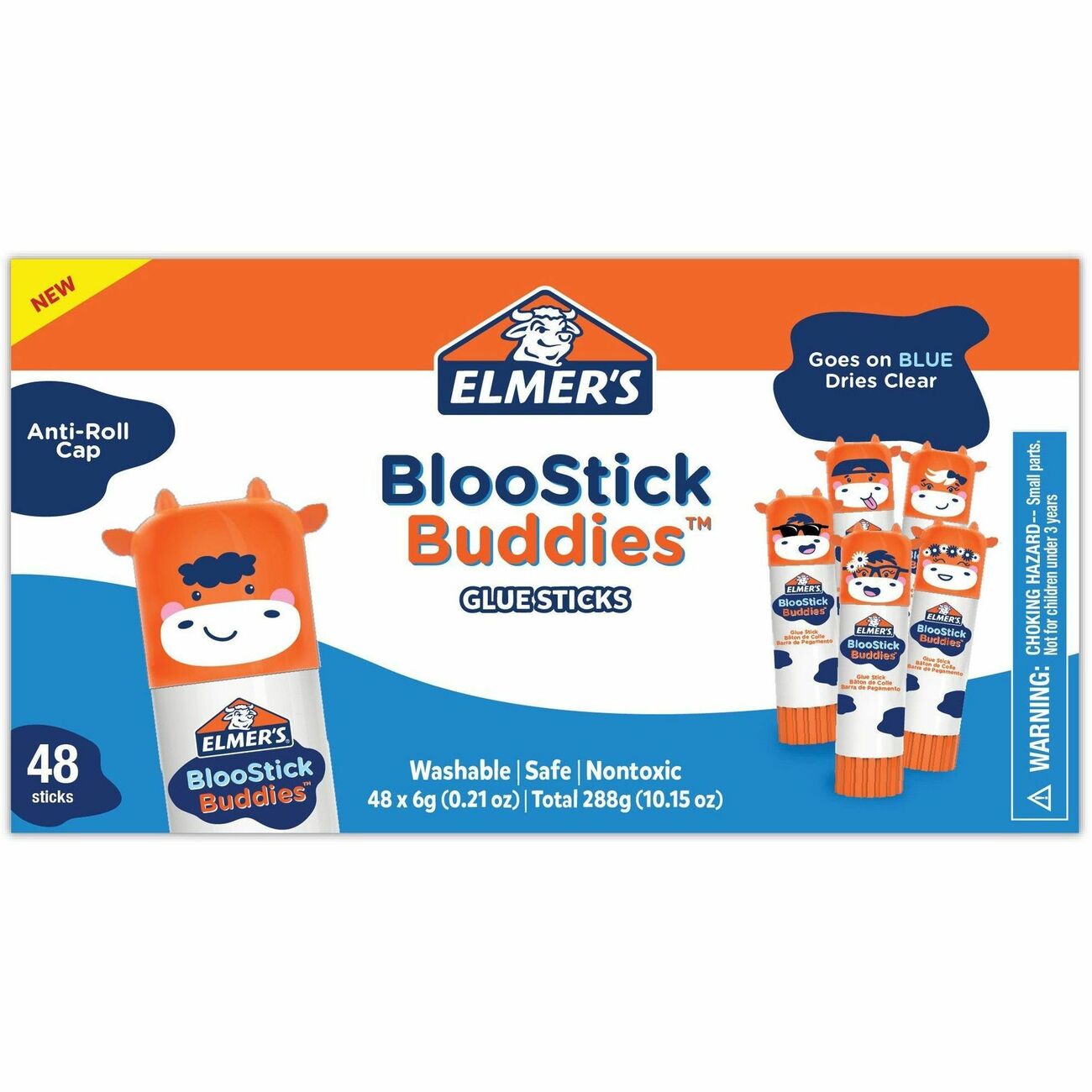 Glue Stick Disblue 48Ct