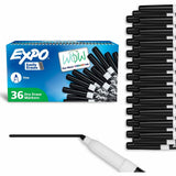 Expo Low Odour Dry Erase Markers Fine Tip Black 36/box