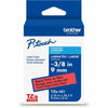 Brother Cartridge Tape 3/8" Bk/Rd
