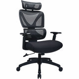 Lorell Xavier Mesh High-Back Chair with Articulating Lumbar