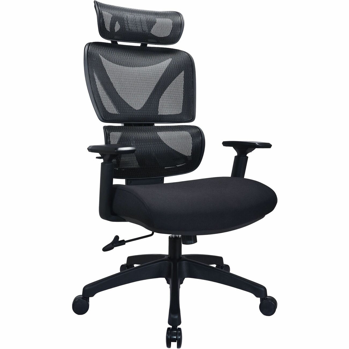 Lorell Xavier Mesh High-Back Chair with Articulating Lumbar