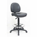 Lorell Millenia Series Adjustable Task Stool with Back