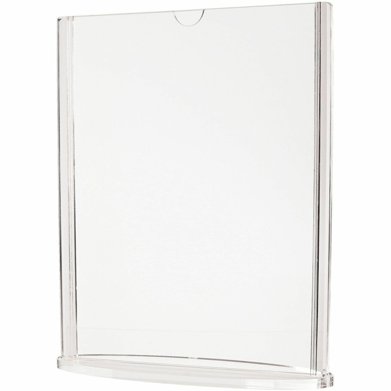 deflecto Signholder 8.5X11 Clr Ovalbs