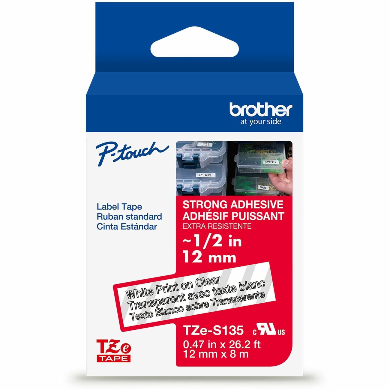 Brother Tape Indust 1/2-We/Cl