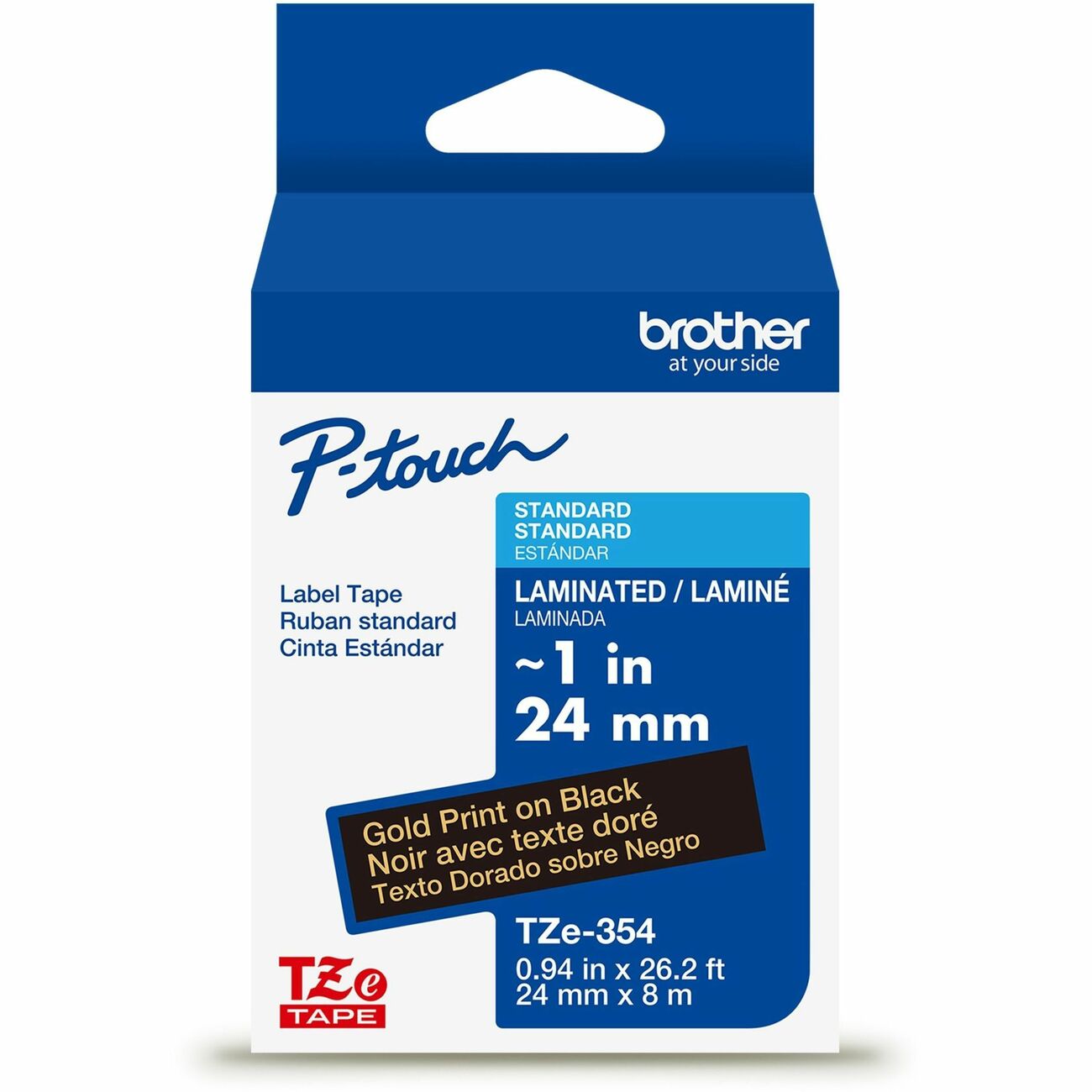 Brother Cartridge Tape 1 Gd/Bk