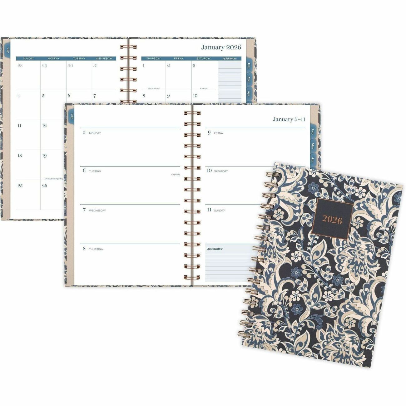 AT-A-GLANCE Planner Ebeth Wm Sm Hrdcvr