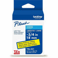 Brother Tape Indust 3/4-Bk/Yw