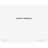 Unicor Flip Style Activity Schedule Calendar