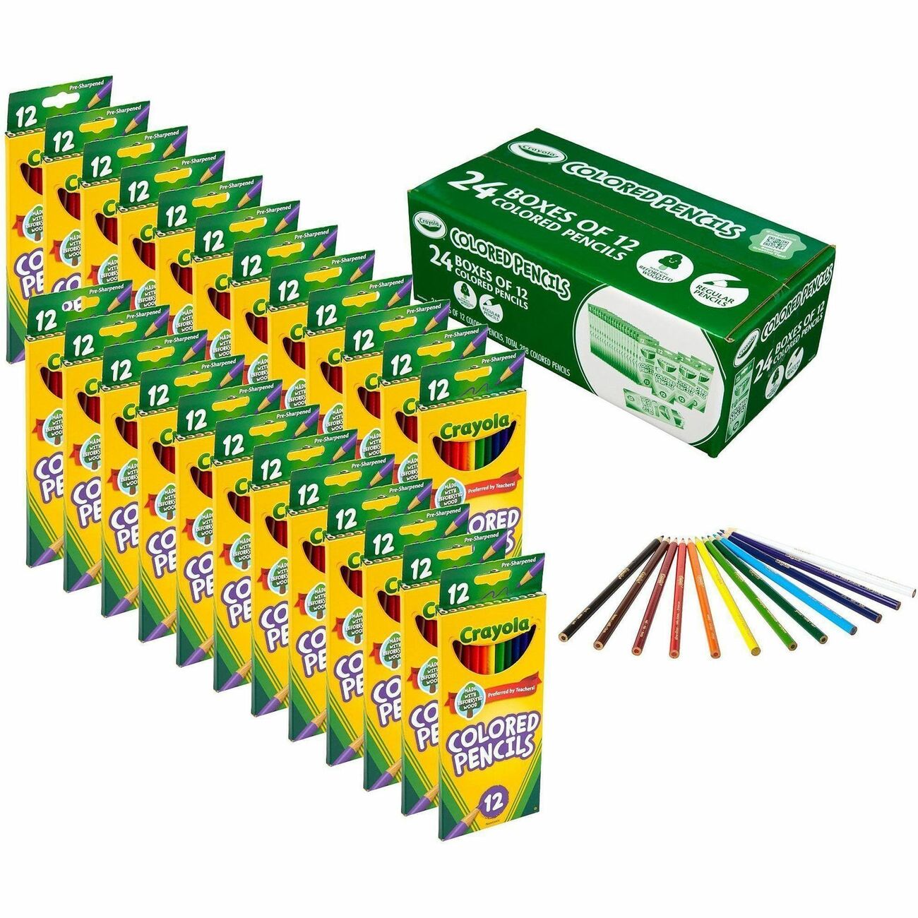 Crayola Pck 12Ct Bulk 24/Pk