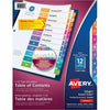 Avery Dividers Index Ready 1-12