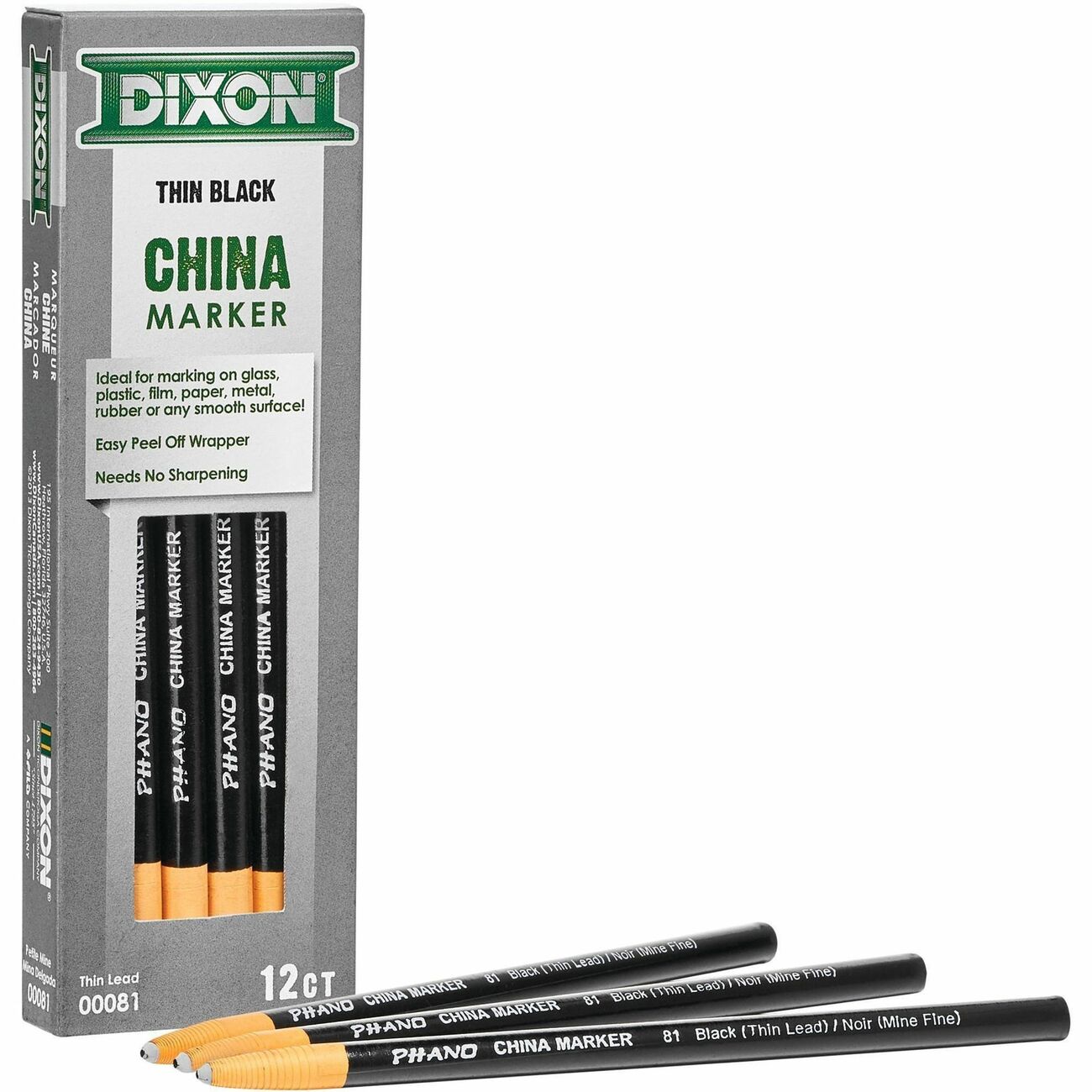 Dixon Ticonderoga Marker China Thin Black