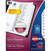 Avery Dividers Index Ready 1-15