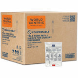 World Centric Compostable White Utensil Refill Sleeves
