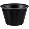 Cup Souffle Plstc 4Oz Black