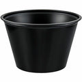 Cup Souffle Plstc 4Oz Black