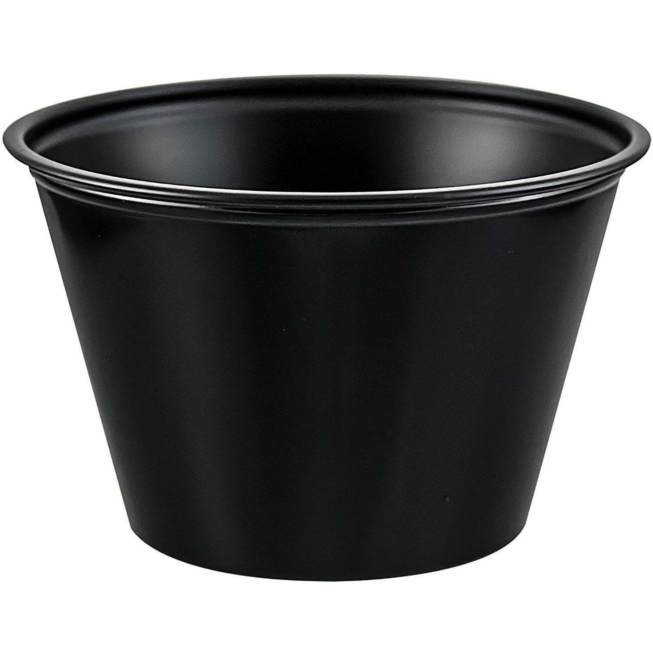 Cup Souffle Plstc 4Oz Black