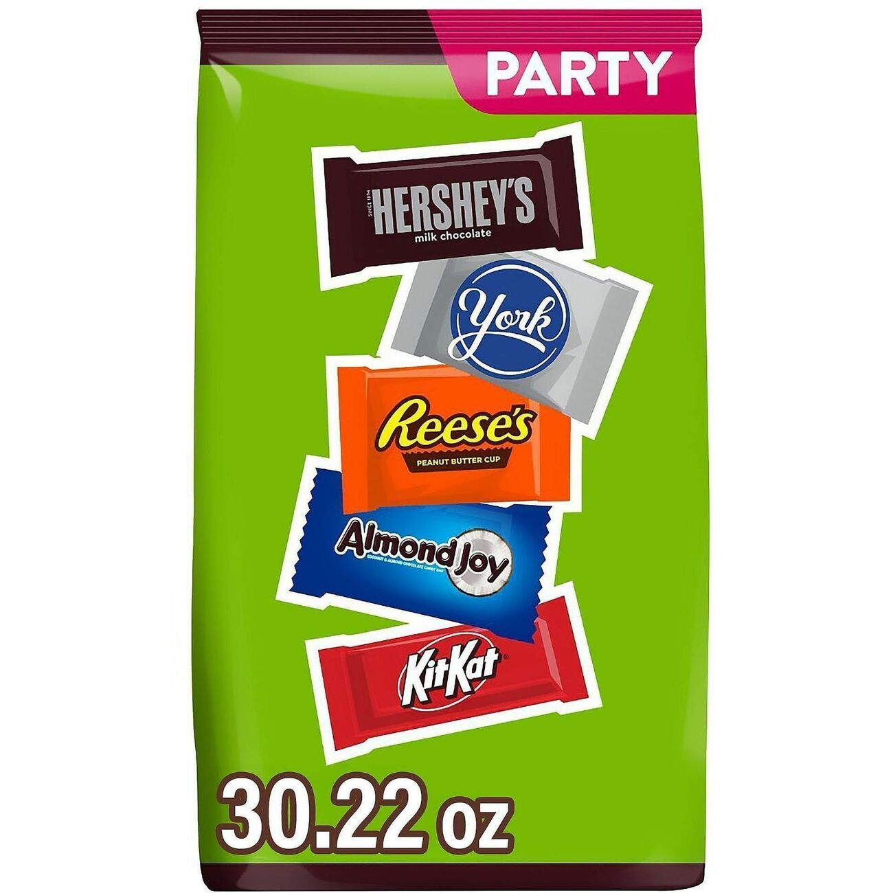 Candy Hrshy Snk Asst 58Ct