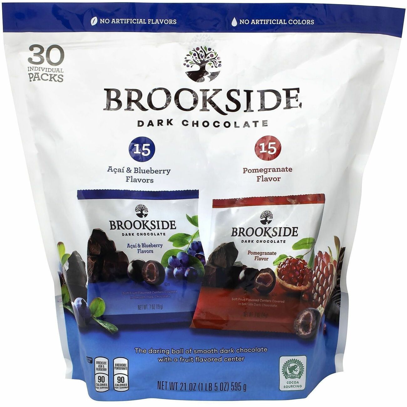 Food Brookside Choc 30Ct