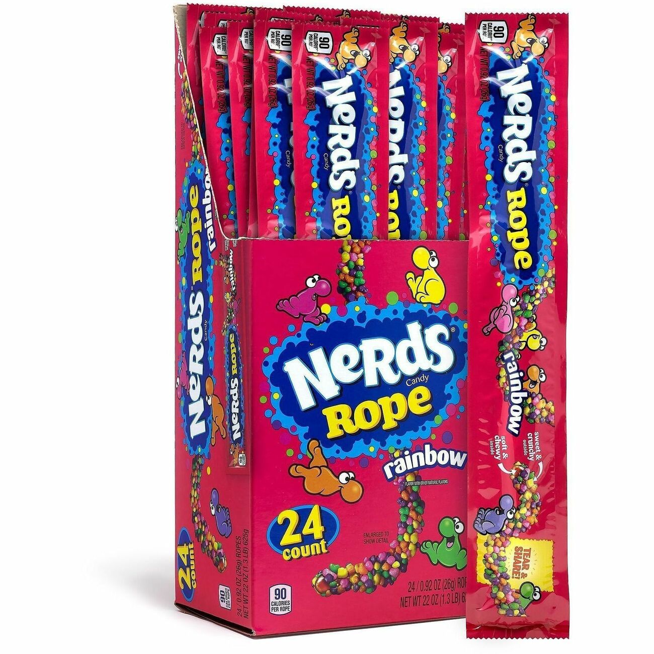 Candy Nerds Rainbw 24Ct