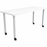 Safco Jurni Multi-Purp. Table w/Post Leg & Casters