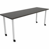Safco Jurni Multi-Purpose Table with Post Leg & Casters