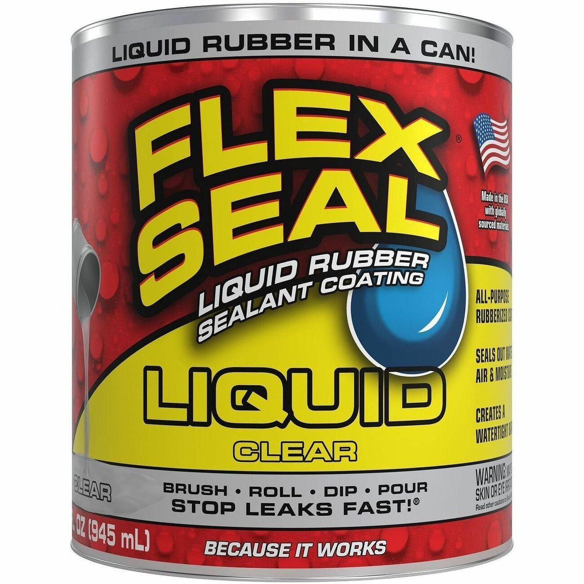 Rubber Liquid 32Fl Oz Clear