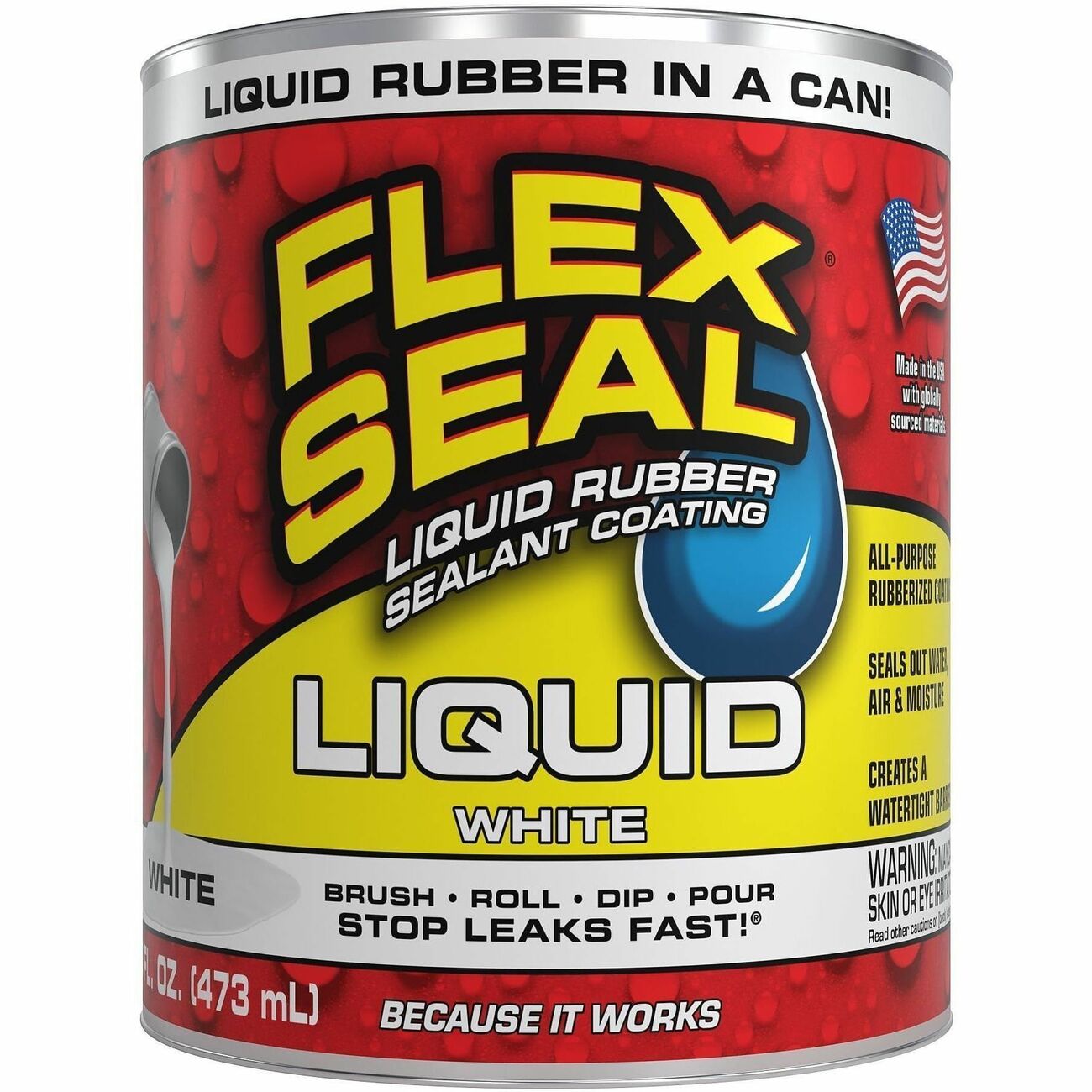 Rubber Liquid 16Fl Oz White