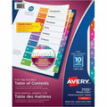 Avery Dividers Index Ready 1-10