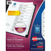 Avery Dividers Index Ready 1-10