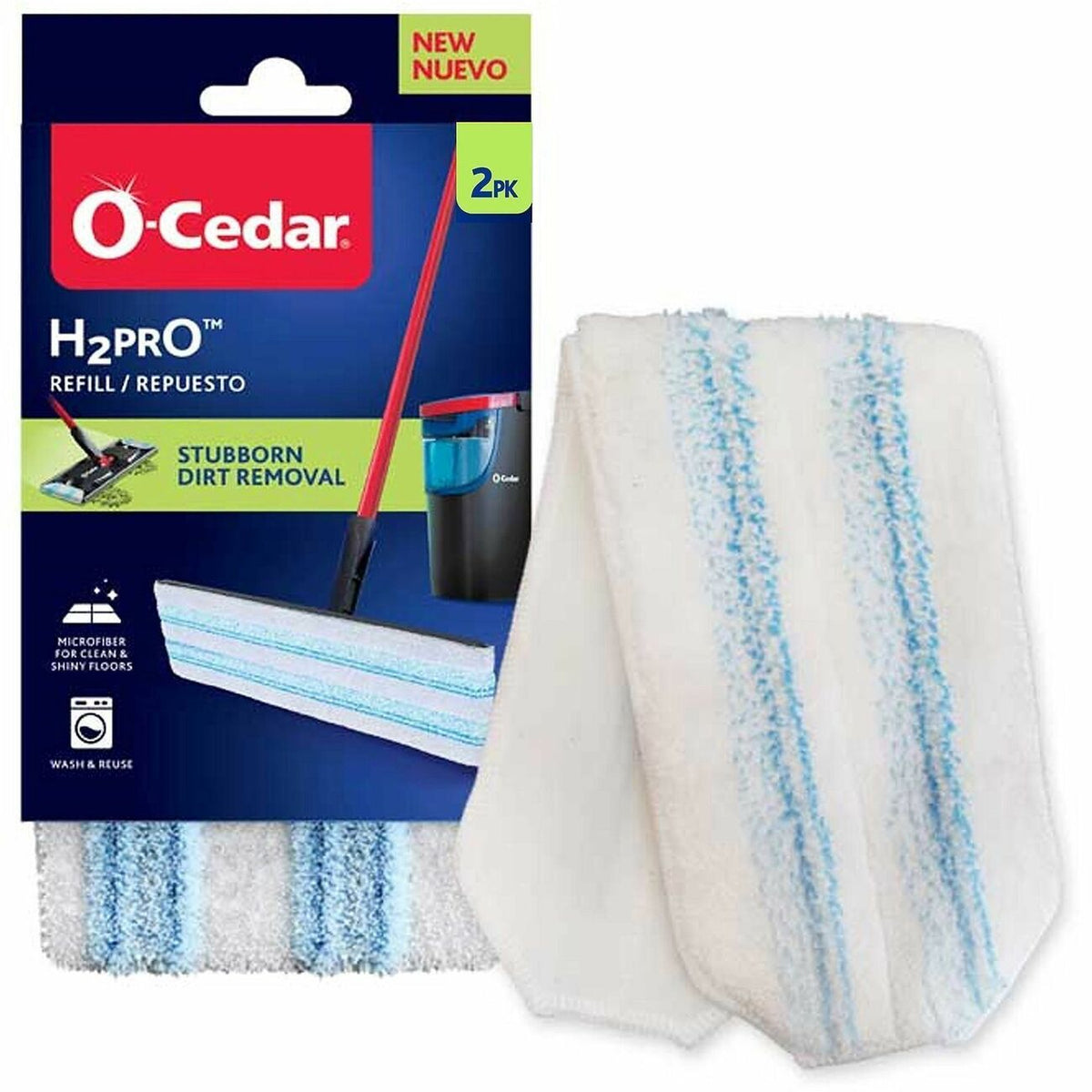 Refill Flat Mop H2 Pro 2 Pk