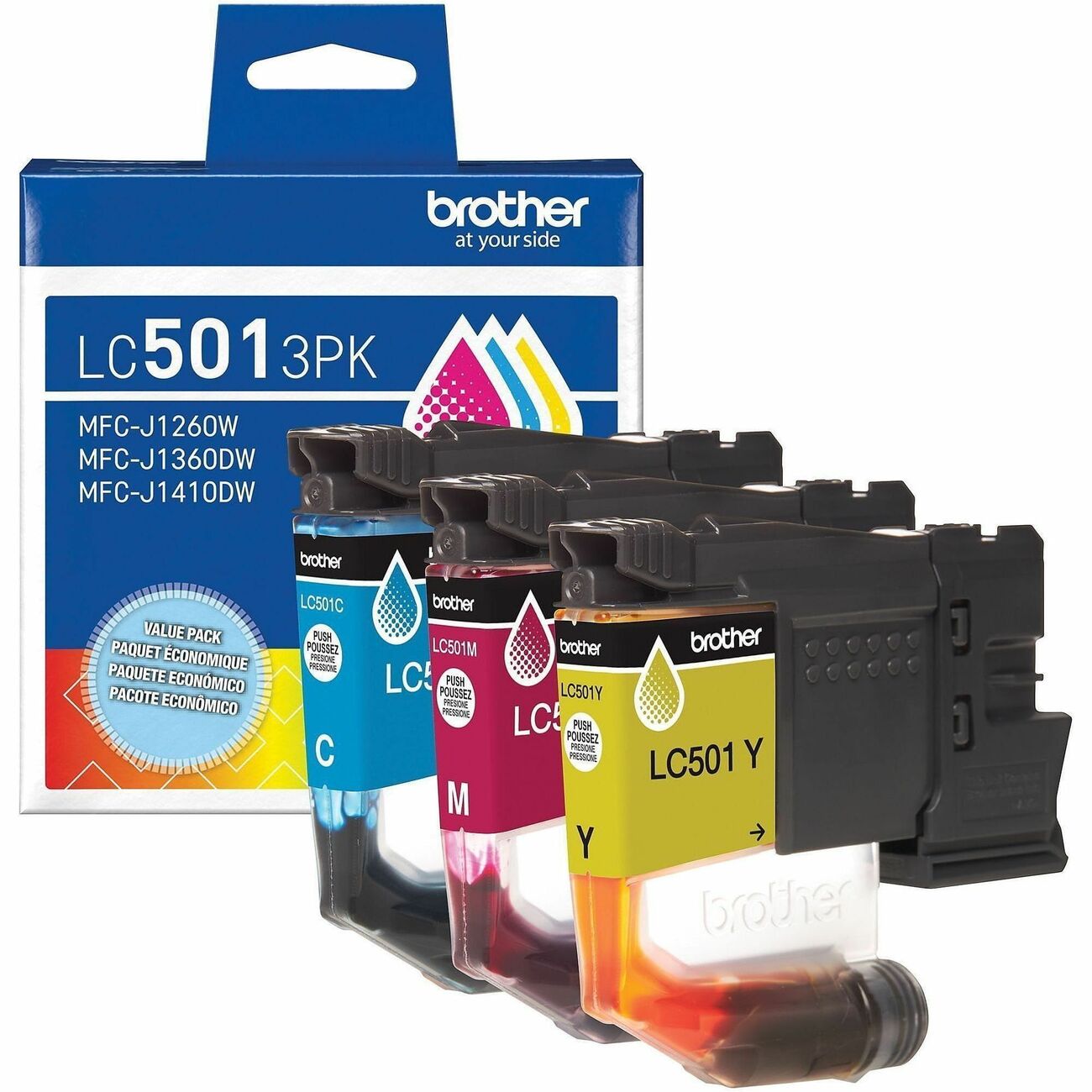 Brother Crt Tape C M Y 3Pk