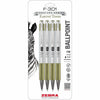 Zebra Pen F-301 EarthyTones Retractable Ballpoint Pens
