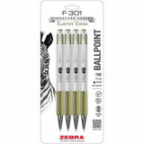 Zebra Pen F-301 EarthyTones Retractable Ballpoint Pens
