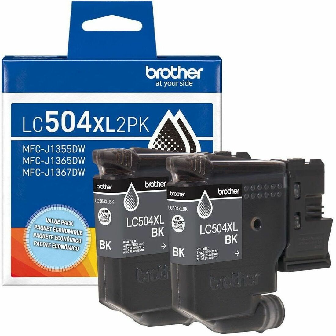 Brother Crt High Yield Bk 2Pk