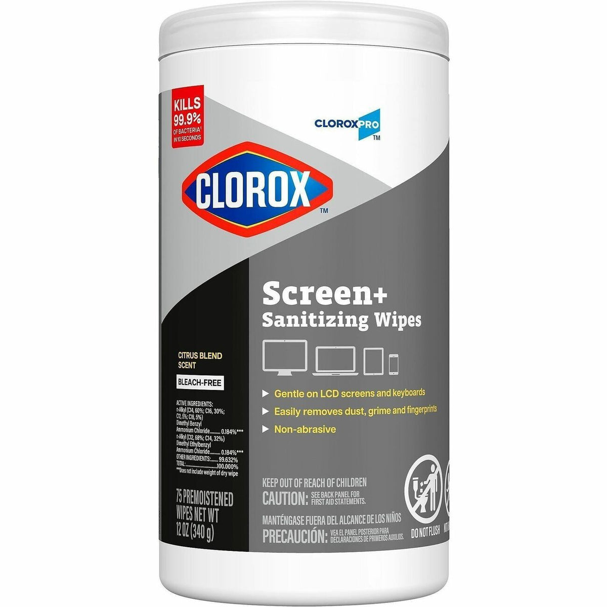 CloroxPro Screen+ Sanitizing Wipes
