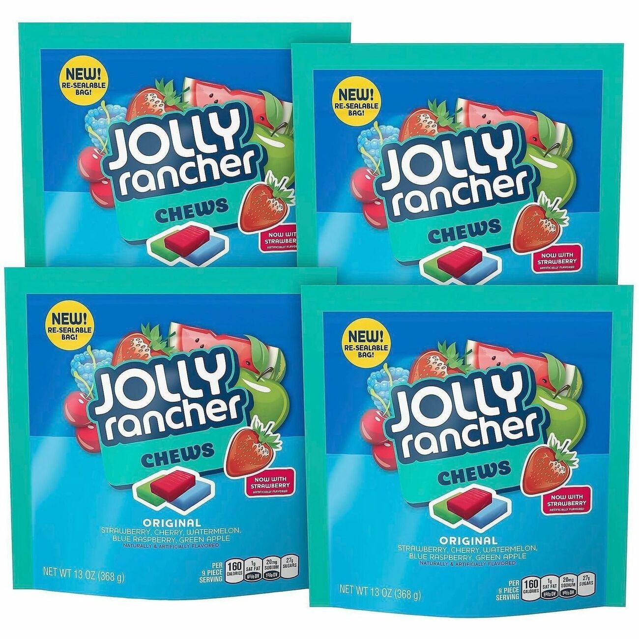 Food Jolly Rancher Chews 4Ct