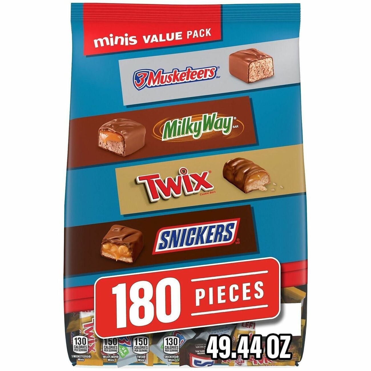 Candy Mars Minis 180Ct