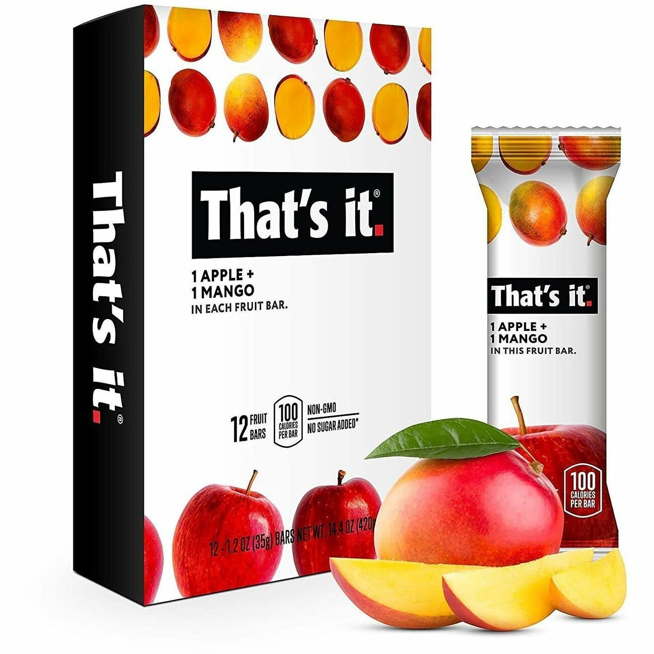 Food Thats It Apple Mango 12Ct