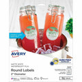 Avery Labels Round Wtrproof 2In