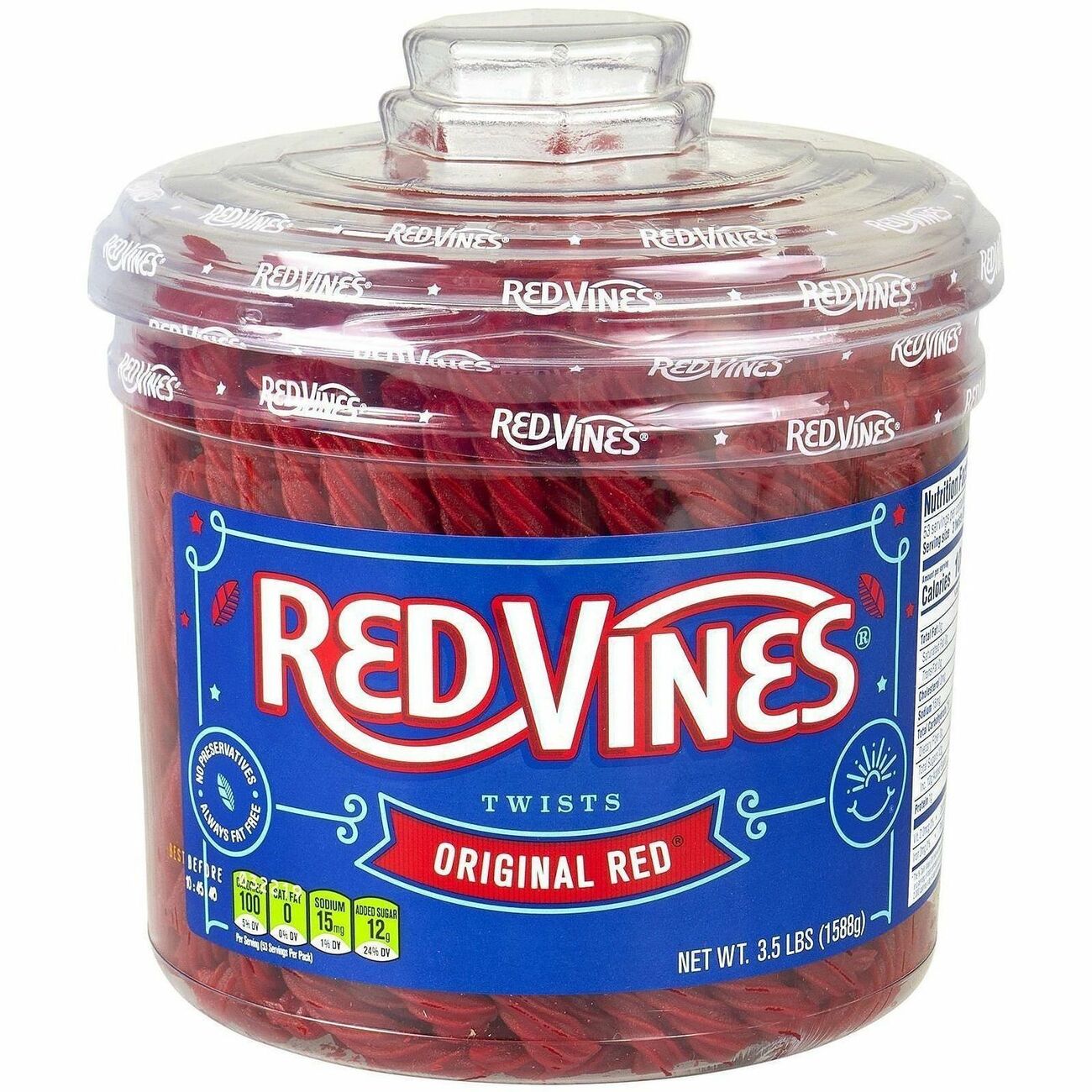 Food Red Licorice 3.5Lb