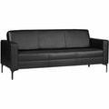 Lorell Clarke Series Sofa with Antimicrobial Upholstery and Power
