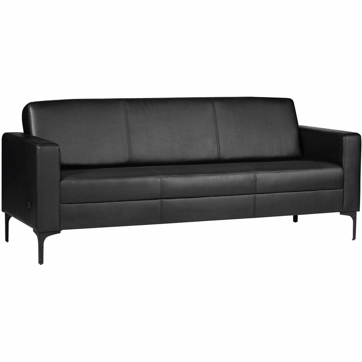 Lorell Clarke Series Sofa with Antimicrobial Upholstery and Power