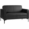 Lorell Clarke Series Loveseat with Antimicrobial Upholstery and Power