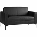 Lorell Clarke Series Loveseat with Antimicrobial Upholstery and Power