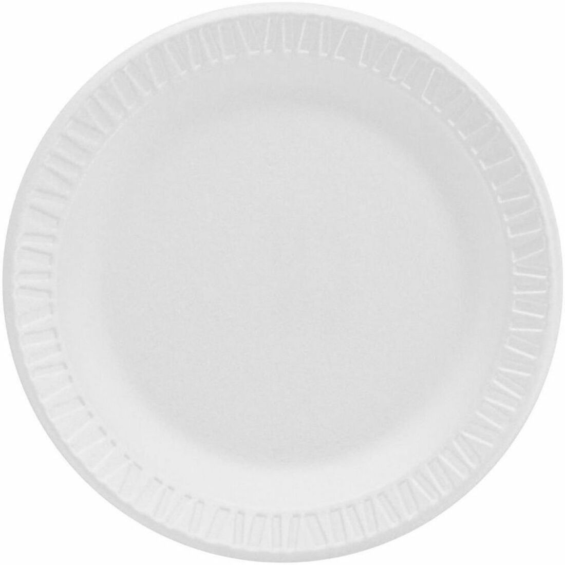 Plate 6 In Foam White