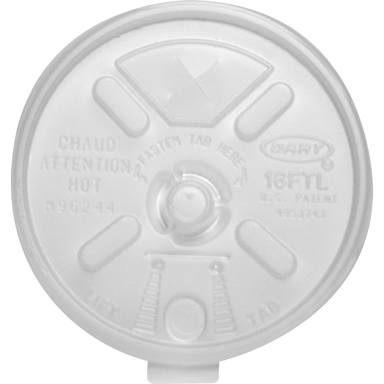 Lid Cup Foldtab Straw 12-24