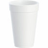 Dart Foam Cups, 16 oz, White