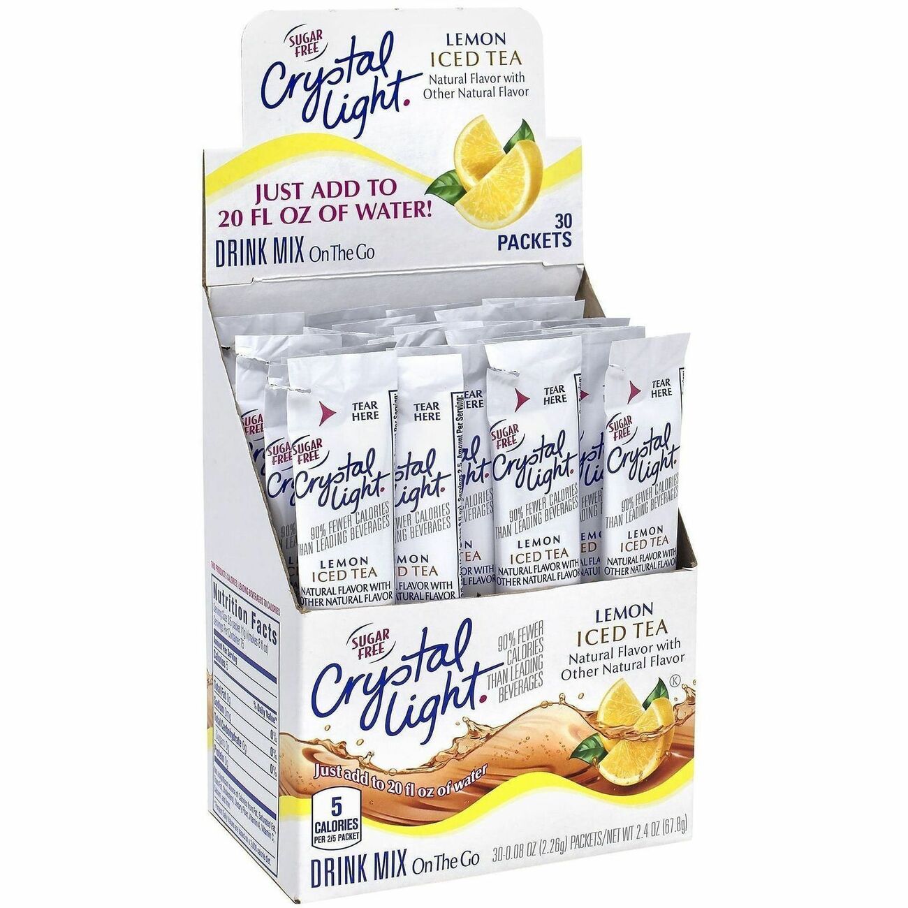 Drink Crystl Lt Tea 60Ct